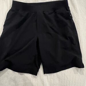 Black fabletics xl gym shorts